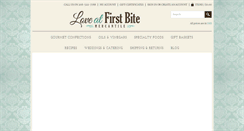 Desktop Screenshot of loveatfirstbitemercantile.com